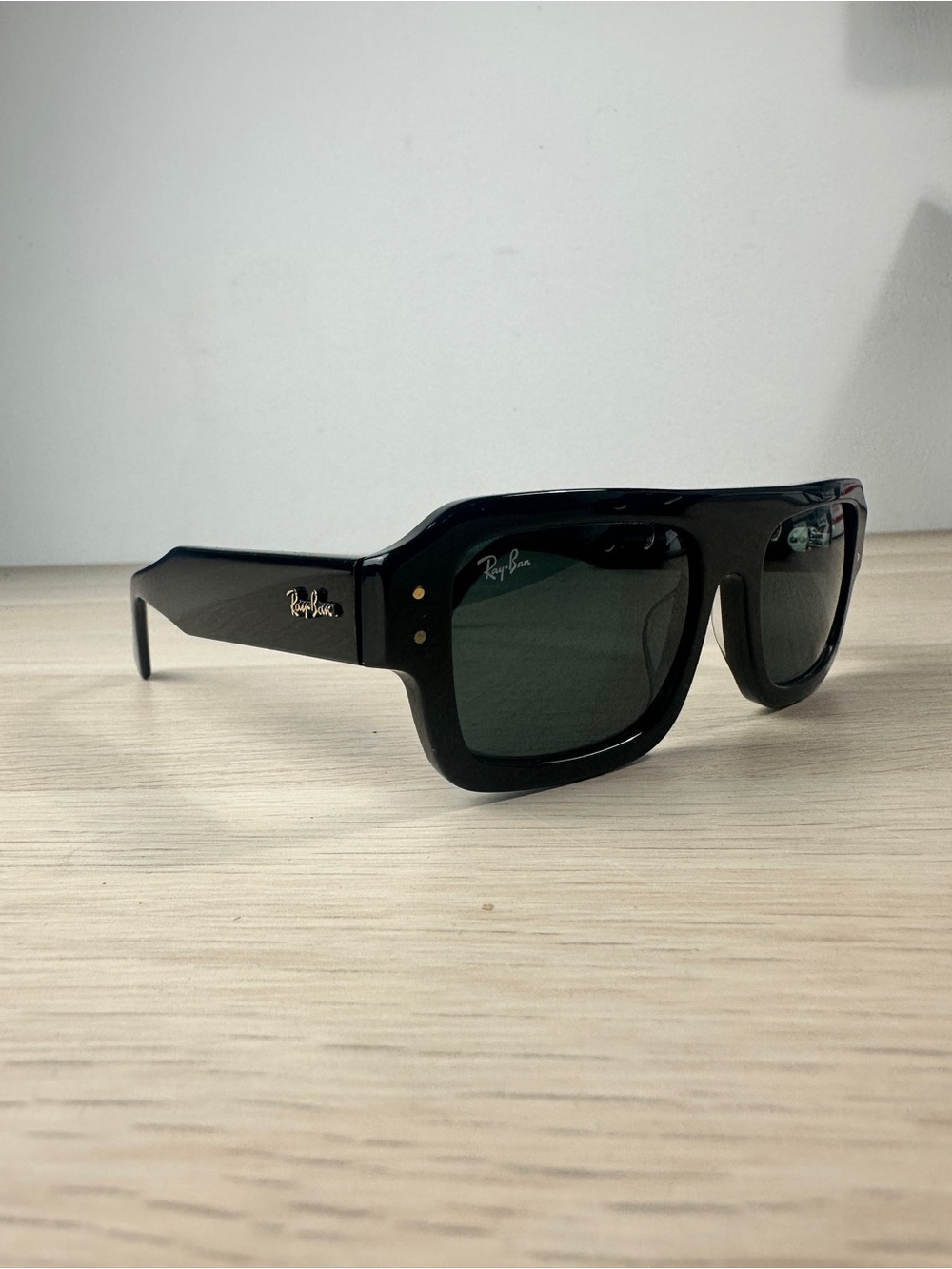 Ray-Ban FLACKO BIO-BASED Sunglasses RB4454 Black Frames Grey lenses